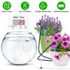 Automatic Plant Watering Device Indoor Drip Irrigation System with LCD Display Rechargeable Plant Watering Device Adjustable Timer for Up to 16 Drip A