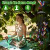Hummingbird Wind Chimes for Outside Metal Wind Chimes with Aluminum Tubes Deep Soothing Sound Decor for Garden Yard Home Patio Gift for Women Men