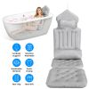 Full Body Bath Pillow with Headrest Lumbar Support Quick-Drying Bathtub Cushion with Breathable 4D Honeycomb Mesh Cushion Nonslip Machine Washable