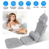 Full Body Bath Pillow with Headrest Lumbar Support Quick-Drying Bathtub Cushion with Breathable 4D Honeycomb Mesh Cushion Nonslip Machine Washable