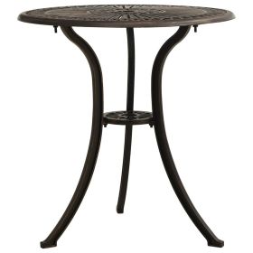 Garden Table Bronze Cast Aluminum Medium Durable