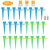 24Pcs Plant Watering Spikes Self Watering Devices Automatic Plant Waterer With Slow Release Control Valve For Outdoor Indoor Plant