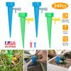 24Pcs Plant Watering Spikes Self Watering Devices Automatic Plant Waterer With Slow Release Control Valve For Outdoor Indoor Plant
