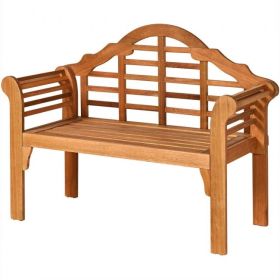 Farmhome Folding 2 Seater Garden Eucalyptus Bench