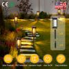 6Pack Solar Powered Stake Light Outdoor Decorative Landscape Lamp Ip65 Waterproof Auto On Off Outdoor Light For Pathway Garden Yard Patio