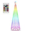 LED Smart Christmas Cone Tree Outdoor Lighted Christmas Tree Light with App Control Remote Control IP44 Waterproof Timer 210 Modes for Indoor Outside