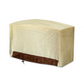 210D Waterproof Outdoor BBQ Grill Cover Windproof Dustproof Patio Gas Grill Oven Protector Oxford Cloth Garden (Option: 64In)