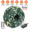 330FT 1000LED String Lights Outdoor Christmas Decoration Lights with Remote IP44 Waterproof 8 Lighting Modes 8 Brightness Timer Plug In Fairy Light Xm