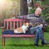 Bench Seat Cushion For Indoor Outdoor Furniture Non Slip Long Chair Cushion with Ties Strap  Swing Cushion 51.18x19.68IN For Garden Patio Balcony Entr