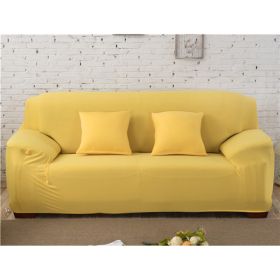 Solid Corner Sofa Covers Couch Slipcovers Elastica Material Sofa Skin Protector Cover Sofa Armchair (Option: 19-Three seat)