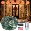 330FT 1000LED String Lights Outdoor Christmas Decoration Lights with Remote IP44 Waterproof 8 Lighting Modes 8 Brightness Timer Plug In Fairy Light Xm