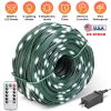 330FT 1000LED String Lights Outdoor Christmas Decoration Lights with Remote IP44 Waterproof 8 Lighting Modes 8 Brightness Timer Plug In Fairy Light Xm