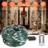 330FT 1000LED String Lights Outdoor Christmas Decoration Lights with Remote IP44 Waterproof 8 Lighting Modes 8 Brightness Timer Plug In Fairy Light Xm