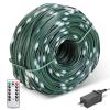 330FT 1000LED String Lights Outdoor Christmas Decoration Lights with Remote IP44 Waterproof 8 Lighting Modes 8 Brightness Timer Plug In Fairy Light Xm