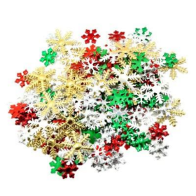 200 Snowflake Flat Decorations For Handmade Card Making (Option: 200pieces)