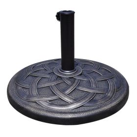 30lbs 18 Inches Heavy Duty Outdoor Patio Market Umbrella Base (Color: 22 Inch Round)
