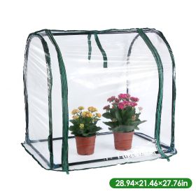 28.94" x 21.46" x 27.76" Tabletop Mini Greenhouse Portable Greenhouse for Spring Indoor Outdoor Garden Tent for Seed Starting Plant Protection Gardeni (Option: MiniGreenhouse_GPCT5590)